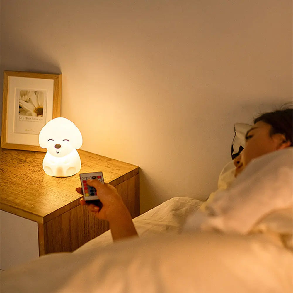 Silicone dog table lamp a56c42-cf