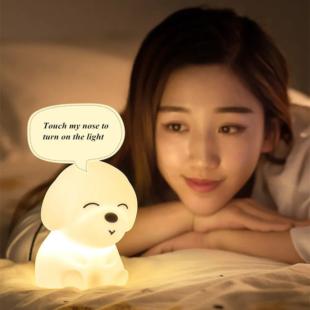 Silicone dog table lamp a56c42-cf